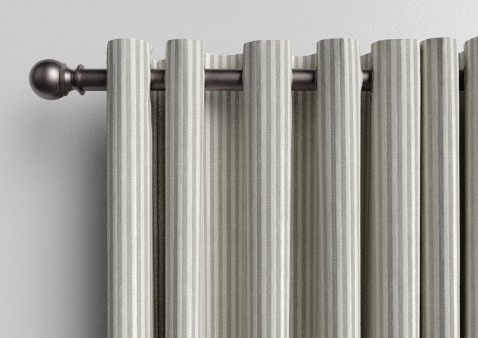 Emily Bond Oscar Stripe, Pebble - Made to Measure Curtains - Image 12